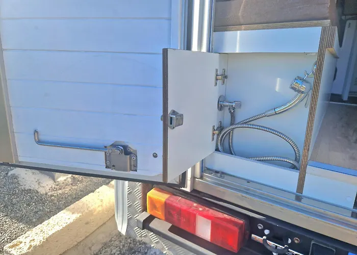 Static Camper In Front Of The Sea Kemping El Médano