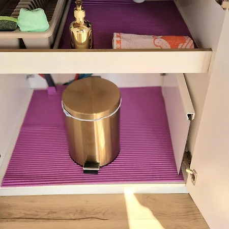 Static Camper In Front Of The Sea Campingplatz